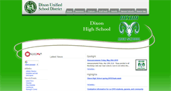 Desktop Screenshot of dhs.dixonusd.org